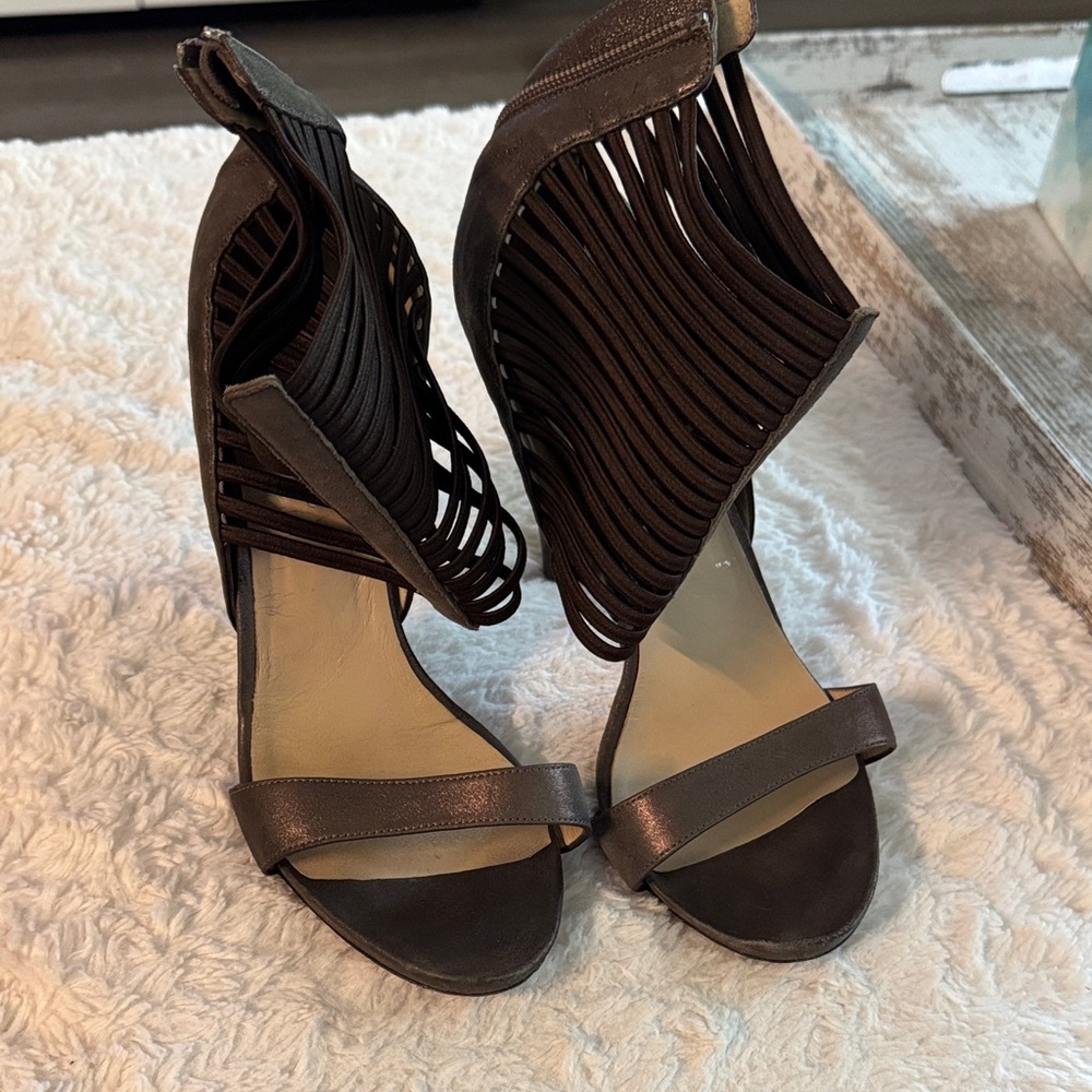 Nicholas Kirkwood Brown Heels Sophisticated Style